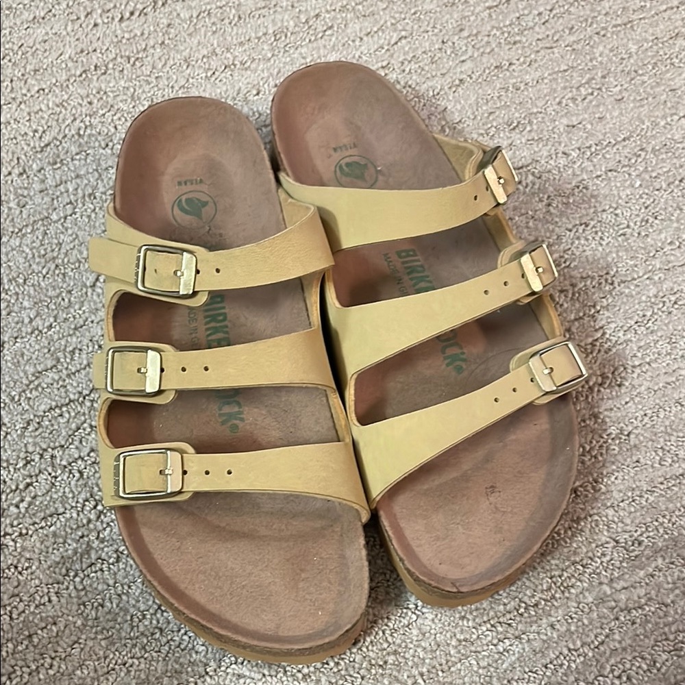 Birkenstock Tan Florida Vegan Sandals